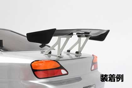 Yokomo Aluminum Wing Stay Silver/MiD for Drift car D-056M
