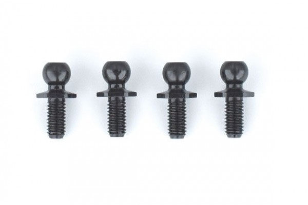 REVE D Steel Ball Stud (Short Neck Type 4pcs.)(RC-206SN)