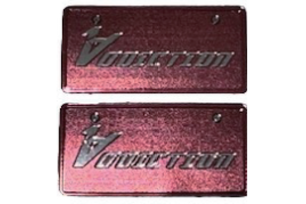 ADDICTION License Plate (Red)(AD-NO-RD)