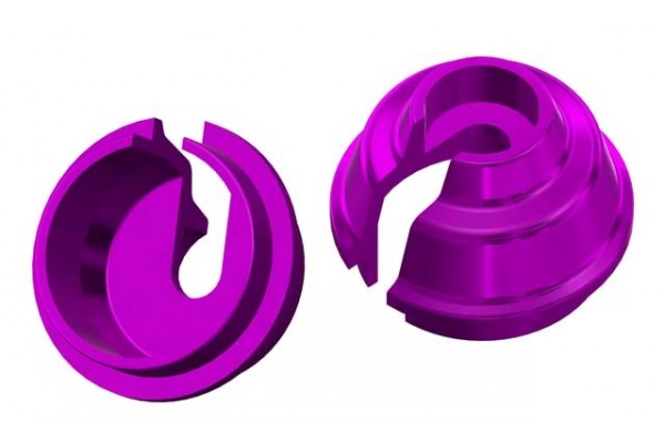 WRAP-UP NEXT Rate up spring retainer 8mm (2pcs / PURPLE)(0496-FD)