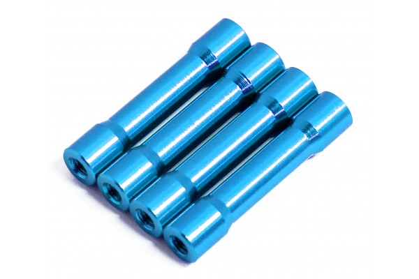 WRAP-UP NEXT ROUND SHAPE ALUMINUM POST SET 30mm(light blue/4pcs)(0741-FD)