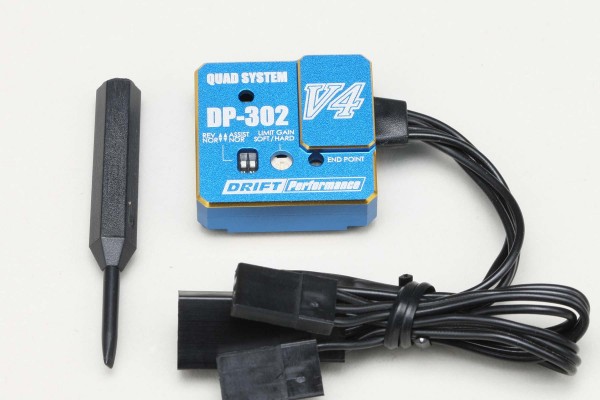 YOKOMO DRIFT STEERING GYRO DP-302V4 (Blue)(DPP-302V4BL)