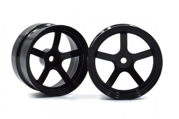REVE D Drift Wheel DP5 (Black, Offset 6, 2pcs)(RW-DP5K6)