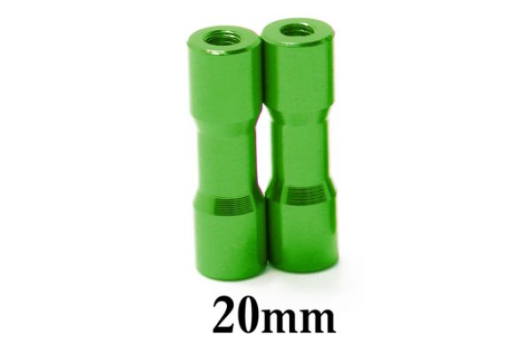 Wrap-Up-NEXT Round Shape Aluminum Post 20mm (Green / 2pcs)(0784-FD)