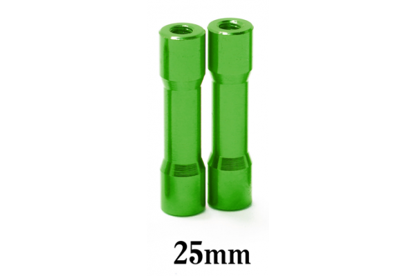 Wrap-Up NEXT Round Shape Aluminum Post 25mm (Green / 2pcs)(0787-FD)