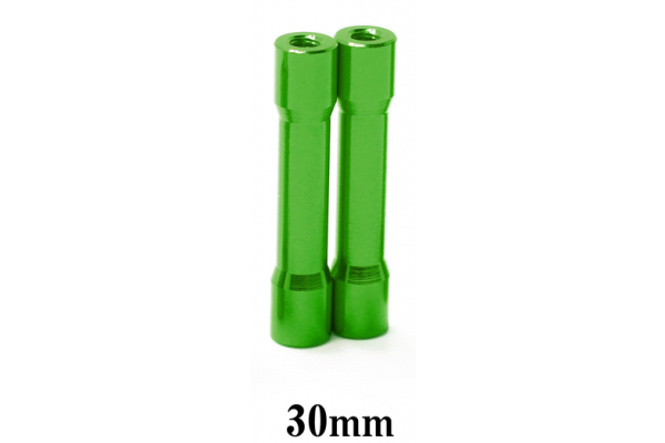 Wrap-Up NEXT Round Shape Aluminum Post 30mm (Green / 2pcs)(0790-FD)