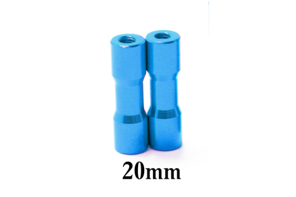 Wrap-Up NEXT Round Shape Aluminum Post 20mm (Light Blue / 2pcs)(0783-FD)