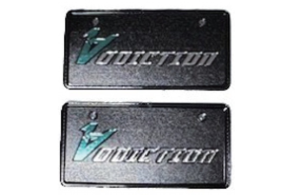 ADDICTION License Plate (Black)(AD-NO-BK)