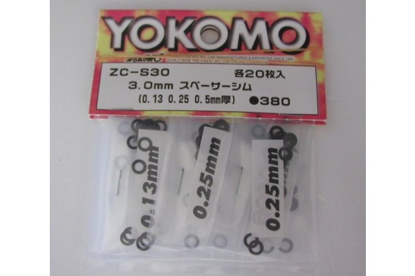 YOKOMO Spacer Shim 3.0mm (ZC-S30)