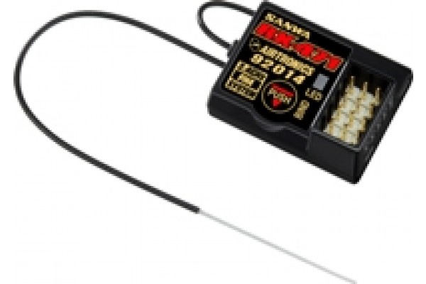 SANWA MX-471 RECEIVER - 2.4GHZ FHSS-2 4CH M12 RADIO (92014)