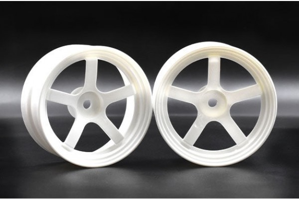 REVE D Drift Wheel DP5 (WHITE, Offset 6, 2pcs)(RW-DP5W6)